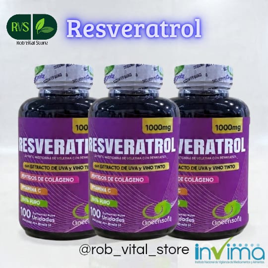 Resveratrol 3 Frascos Greensofg