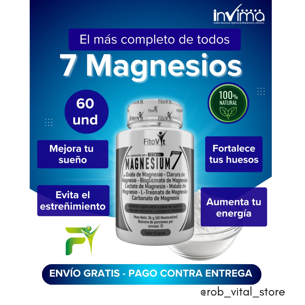 Magnesium7 X 60 Und Fitovit