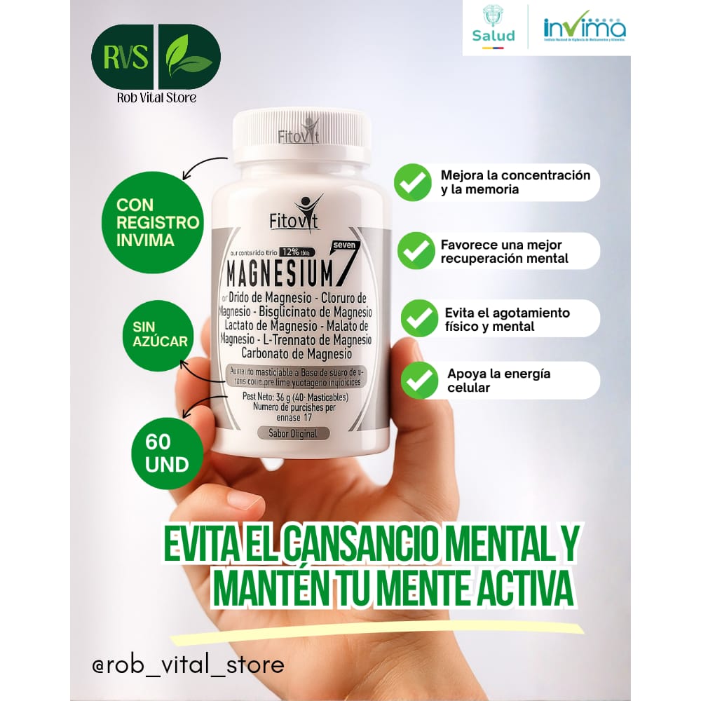 Magnesium7 X 60 Und Fitovit