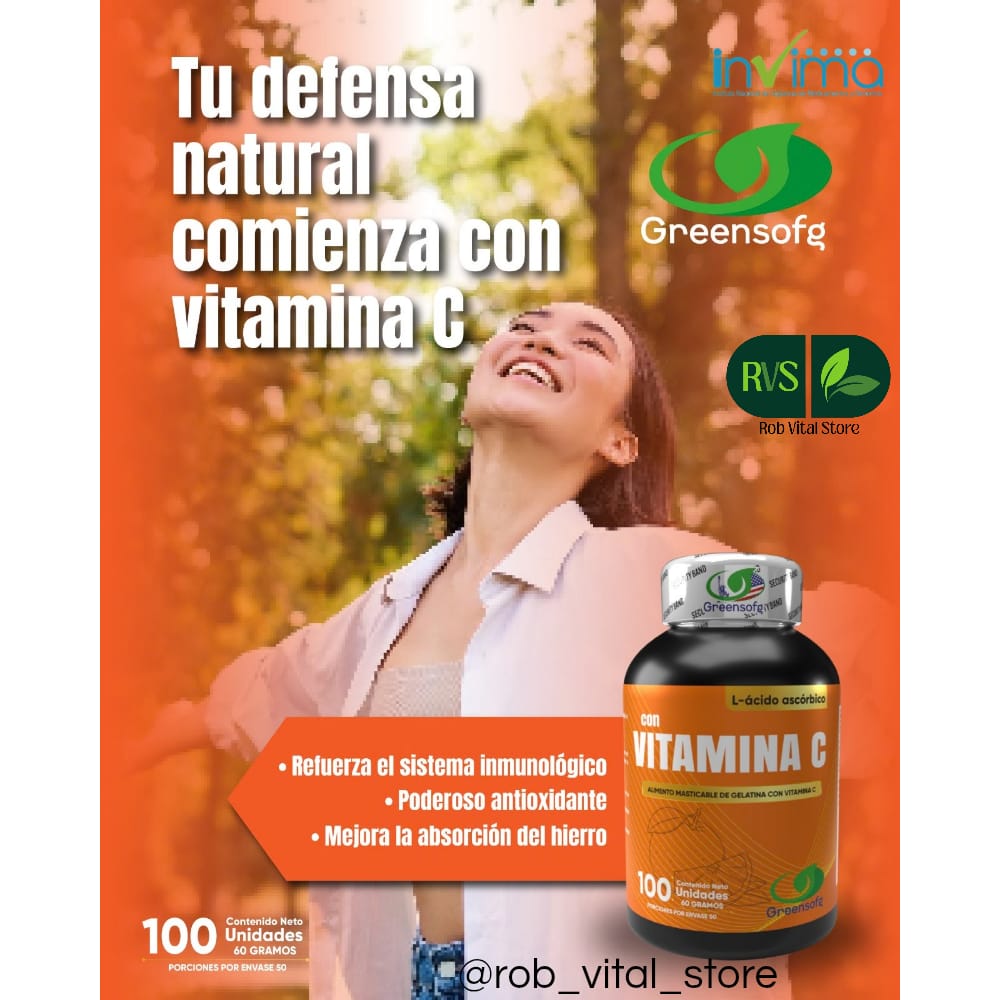 Vitamina C x 100 Cap Softgel