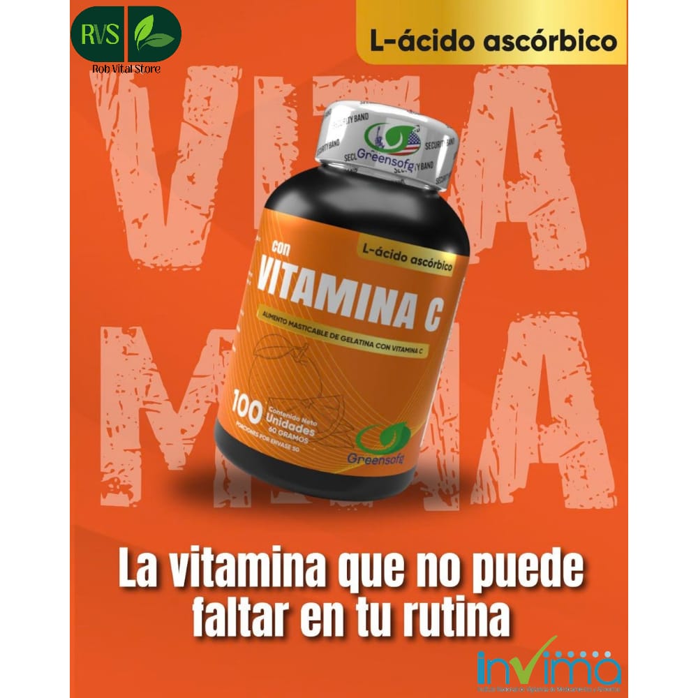 Vitamina C x 100 Cap Softgel