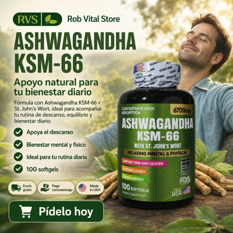 Ashwagandha original KSM66 x100 softgels