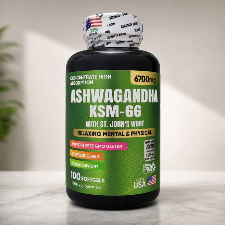 Ashwagandha original KSM66 x100 softgels