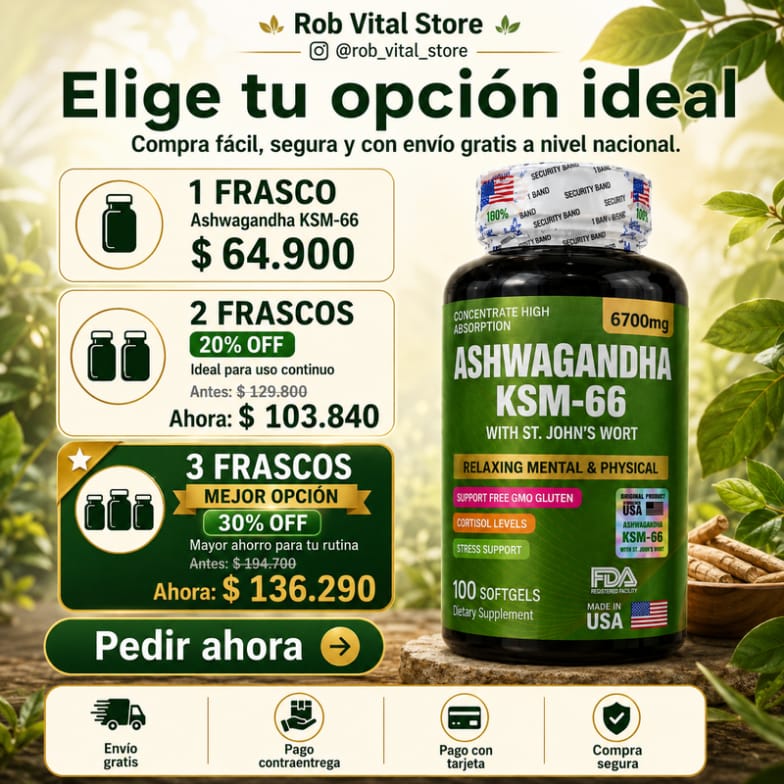 Ashwagandha original KSM66 x100 softgels