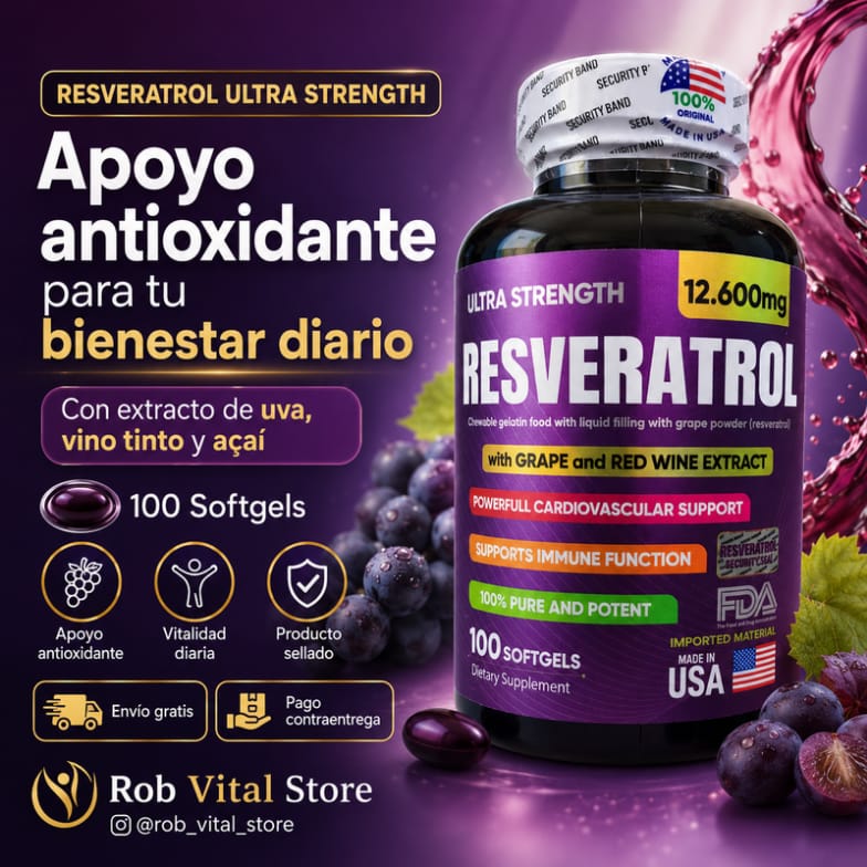 Resveratrol x 100 softgels