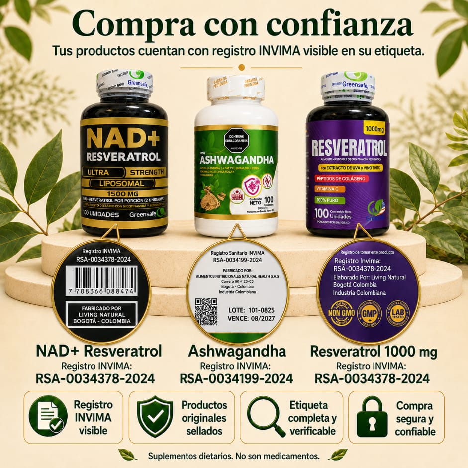 COMBO 360 NAD + ASHWAGANDHA + RESVERATROL