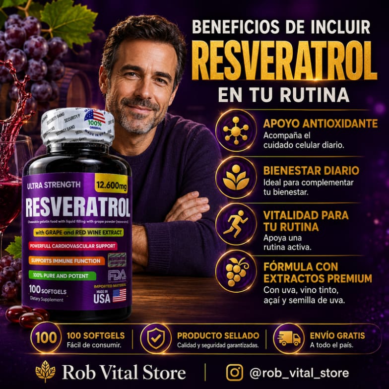 Resveratrol x 100 softgels